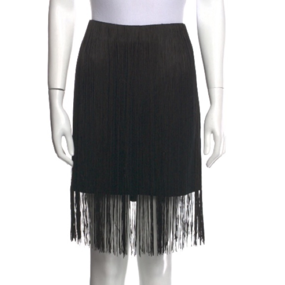 Rag & Bone Black Fringe Skirt
